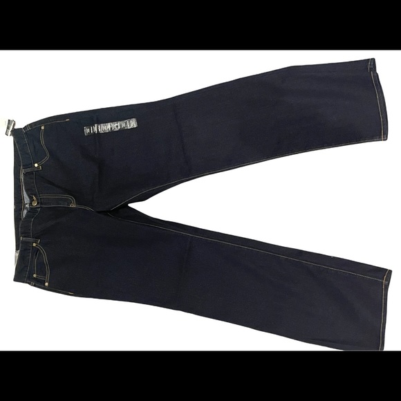 NWT - new Gap dark wash straight leg jeans - size 18 - Picture 3 of 5